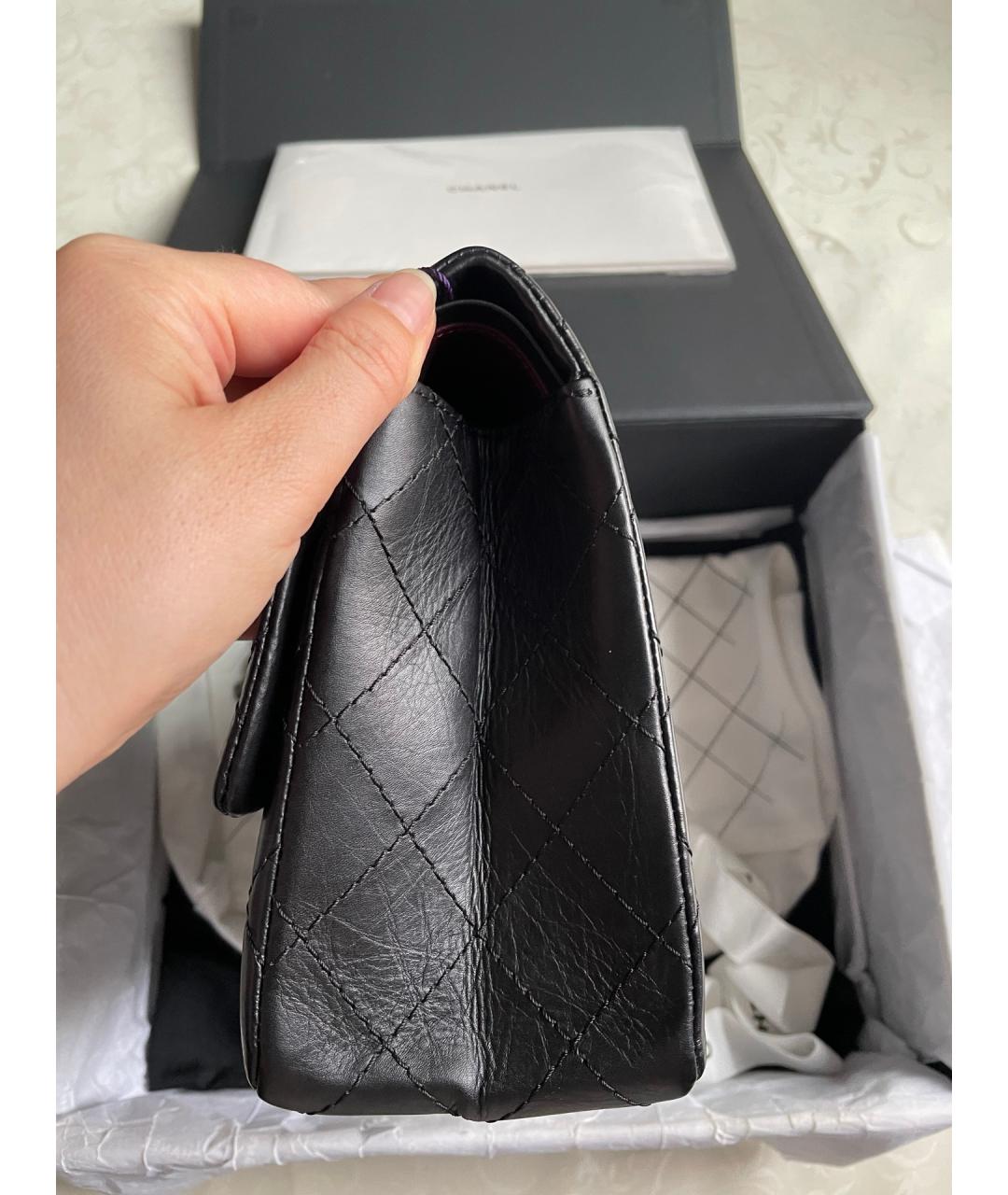 CHANEL Черная кожаная сумка тоут, фото 4