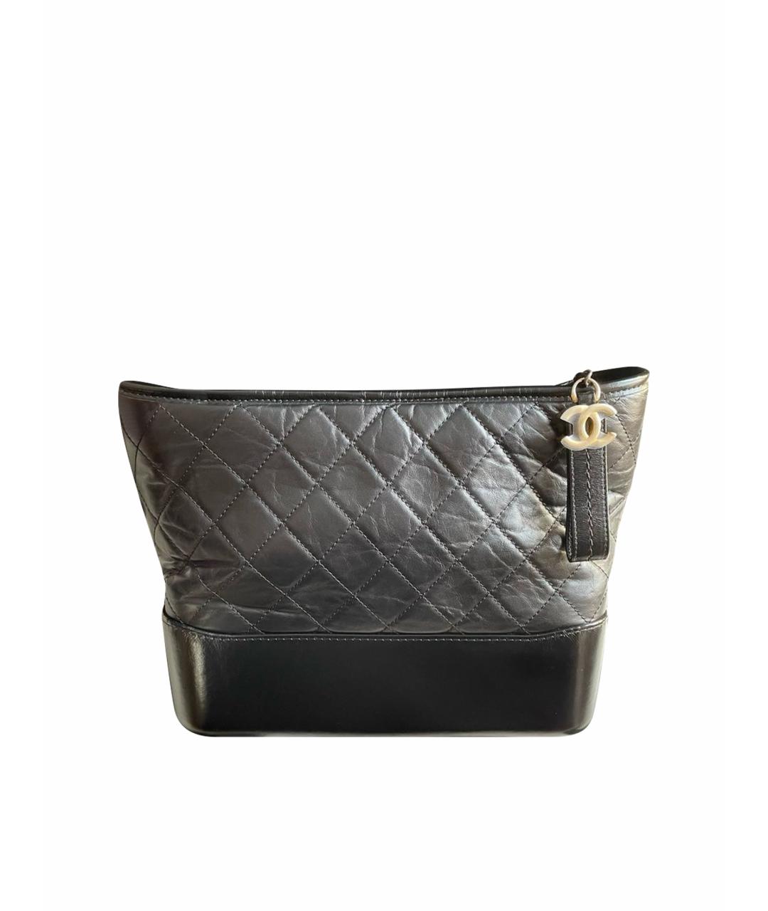 CHANEL Черная кожаная сумка тоут, фото 1