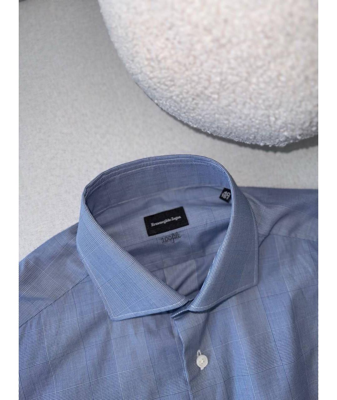 ERMENEGILDO ZEGNA XXX Синяя классическая рубашка, фото 3