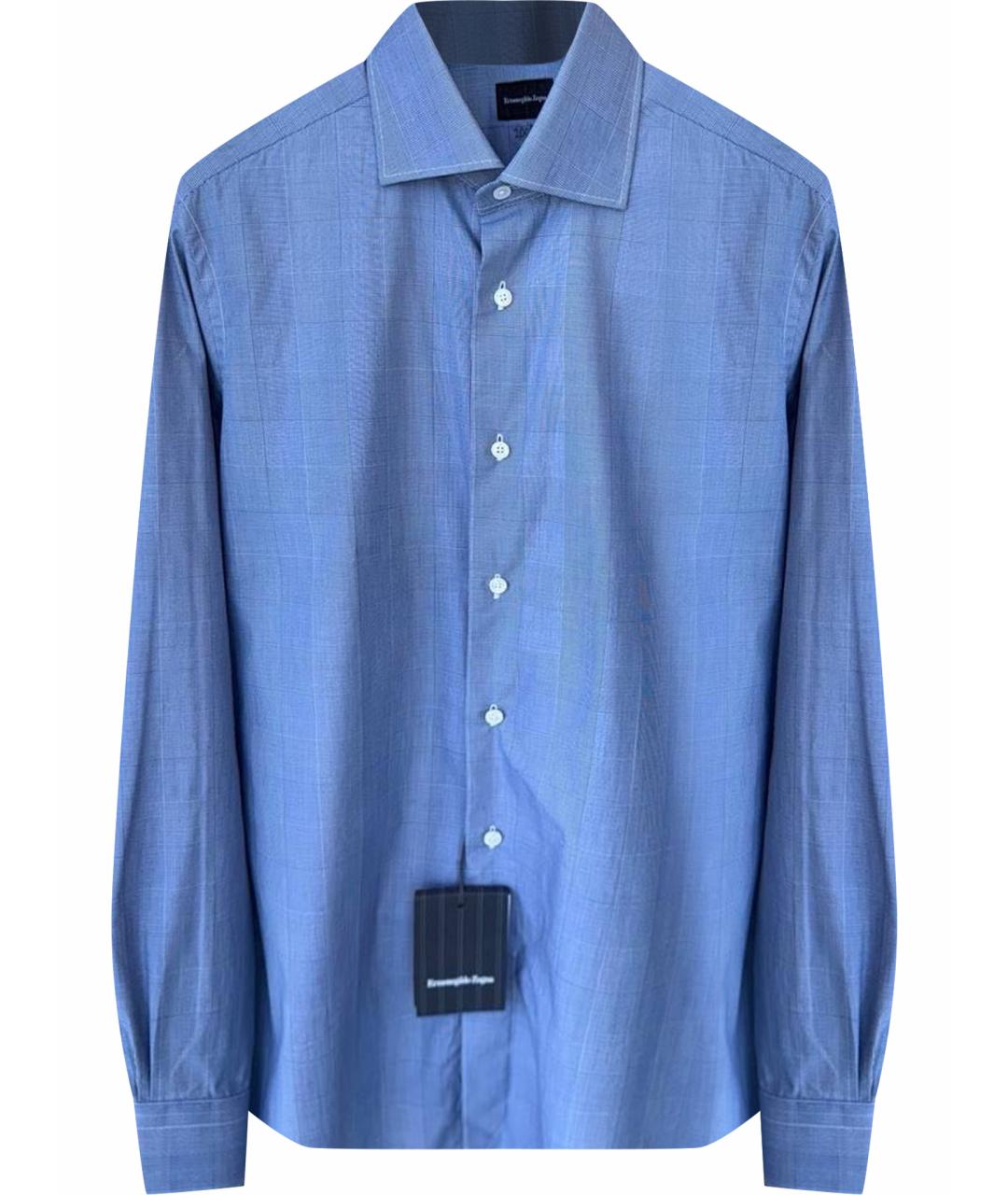 ERMENEGILDO ZEGNA XXX Синяя классическая рубашка, фото 1