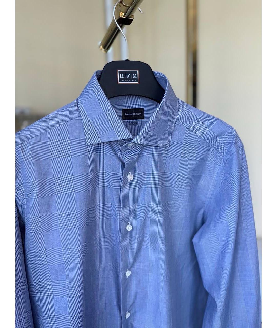 ERMENEGILDO ZEGNA XXX Синяя классическая рубашка, фото 7