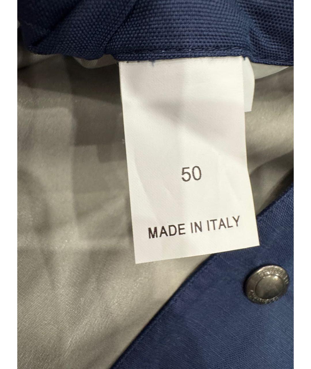 BRUNELLO CUCINELLI Синяя хлопковая куртка, фото 5