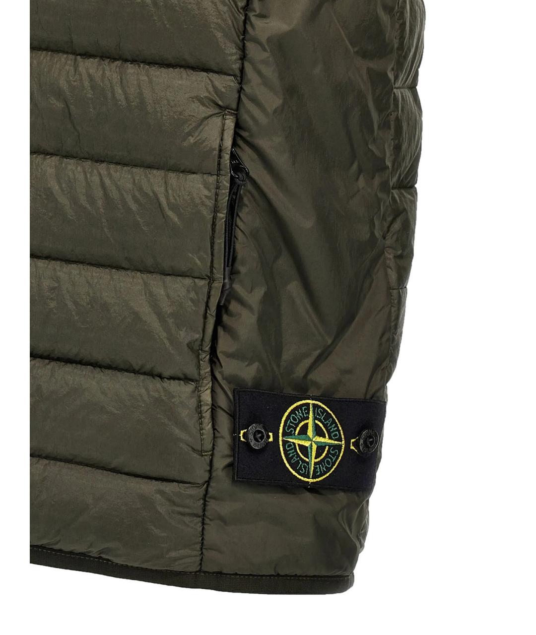 STONE ISLAND Хаки жилет, фото 2