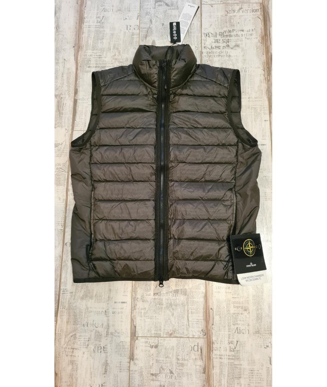 STONE ISLAND Хаки жилет, фото 4