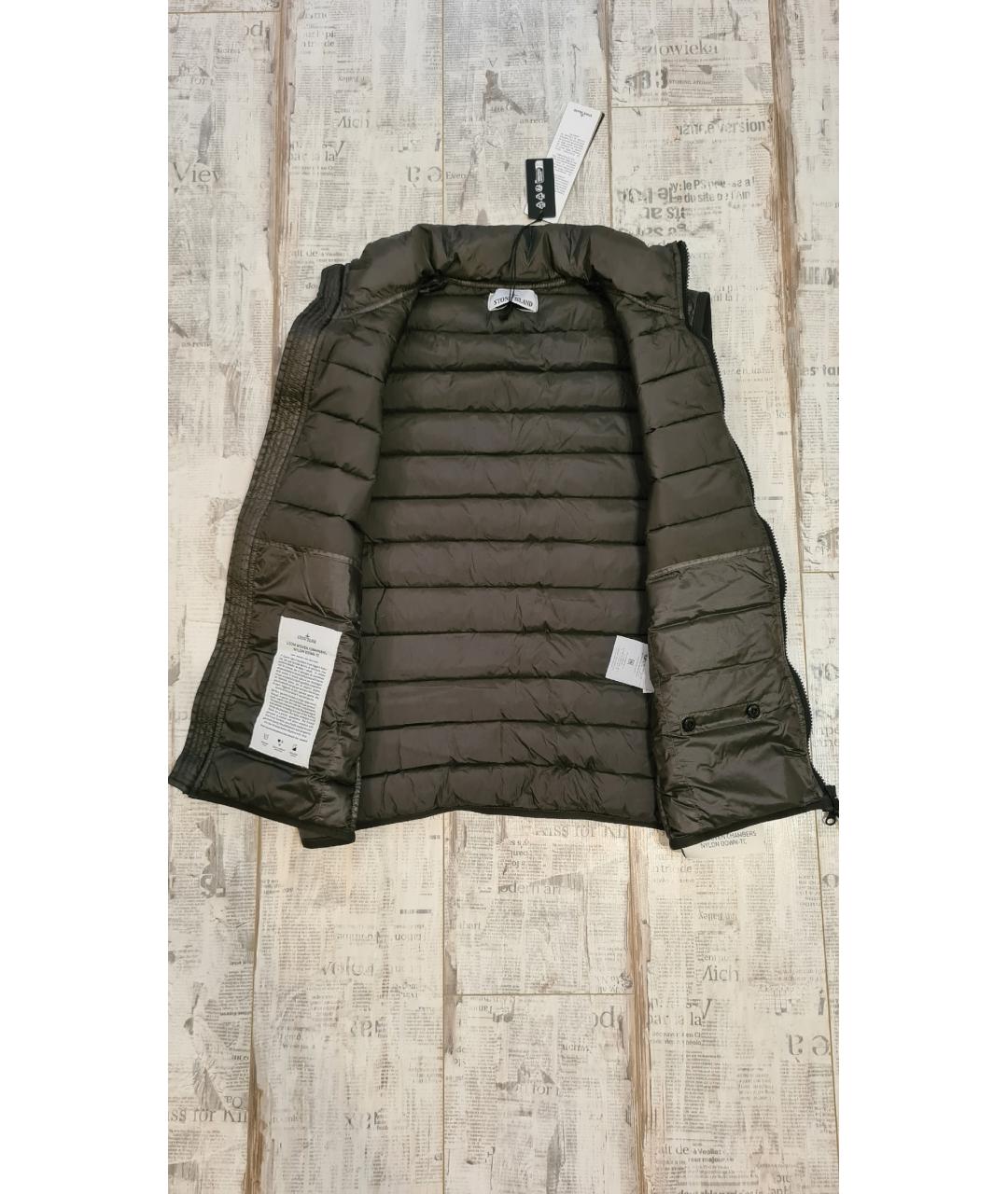 STONE ISLAND Хаки жилет, фото 6