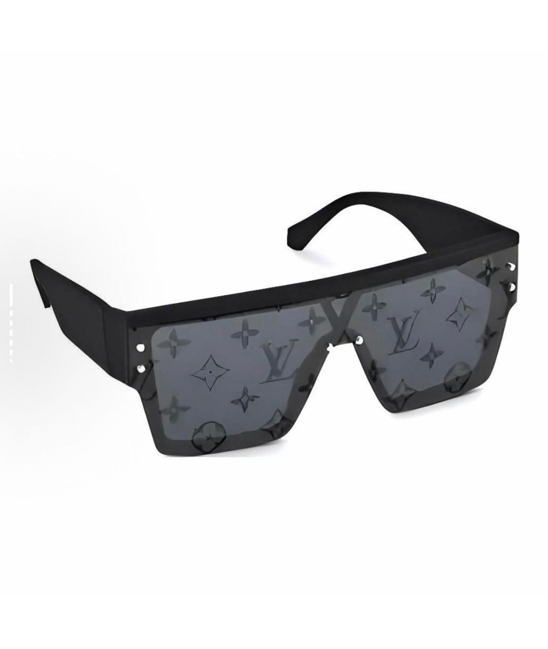 LOUIS VUITTON Черные пластиковые солнцезащитные очки, фото 3