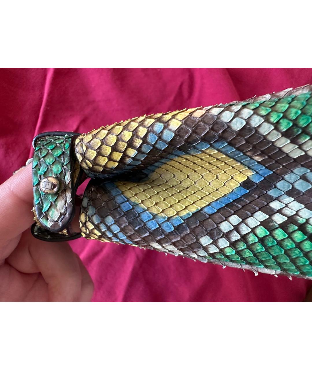 FENDI Сумка через плечо из экзотической кожи, фото 5