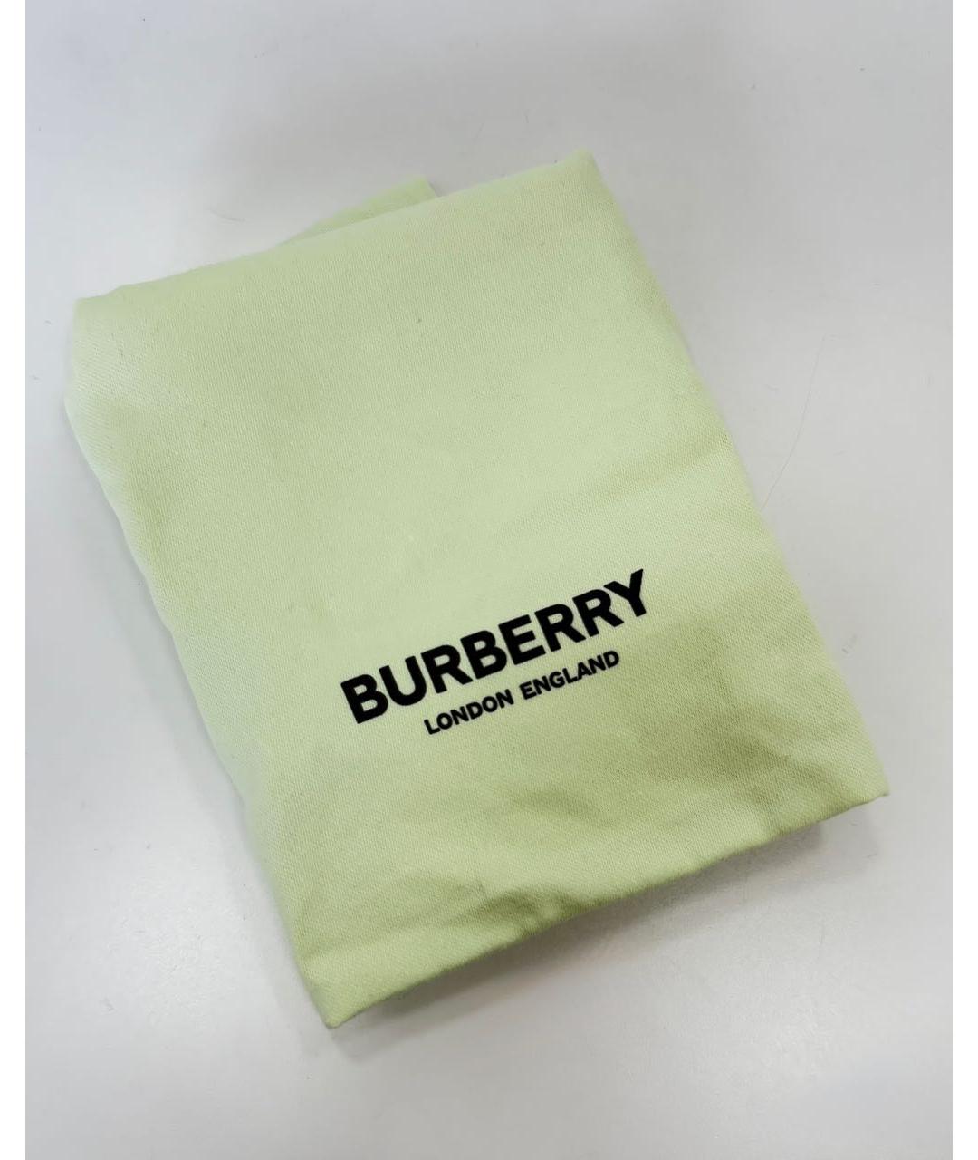 BURBERRY Темно-синяя тканевая барсетка, фото 6