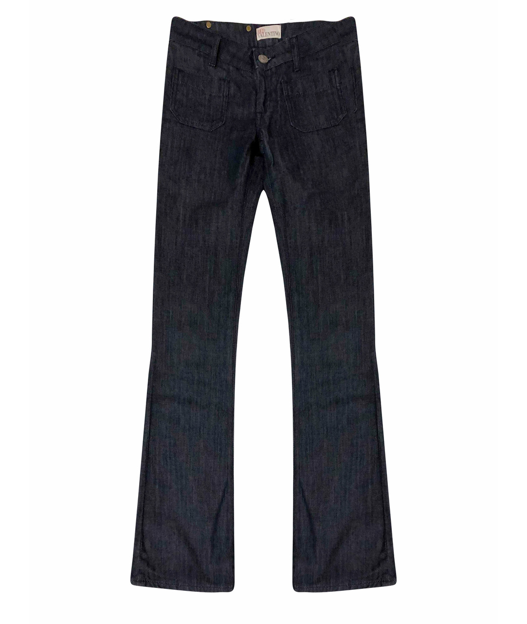 RED VALENTINO Темно-синие джинсы клеш, фото 1