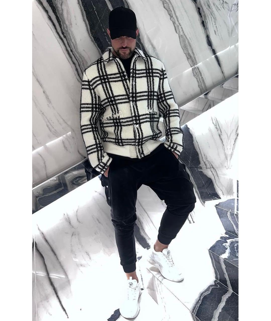 PHILIPP PLEIN Белая полиэстеровая куртка, фото 8