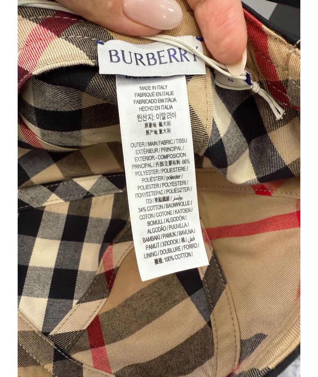 BURBERRY Черная кепка/бейсболка, фото 3