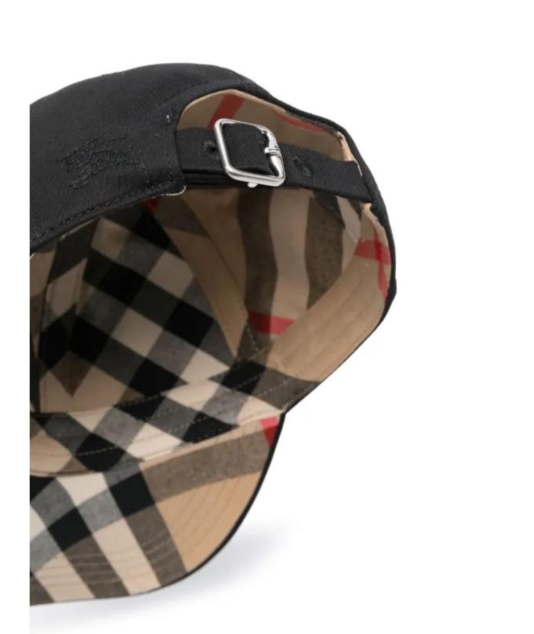 BURBERRY Черная кепка/бейсболка, фото 2