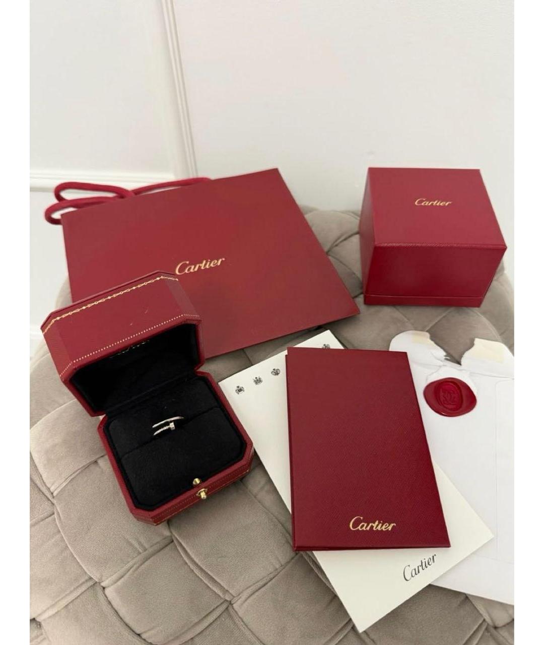 CARTIER Серебряное кольцо из белого золота, фото 2