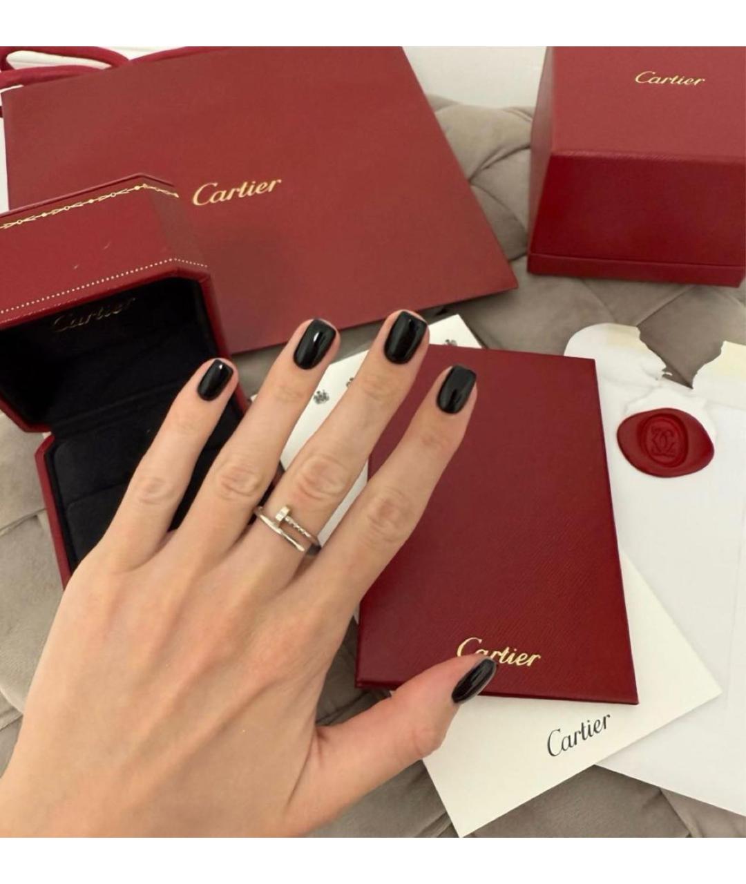 CARTIER Серебряное кольцо из белого золота, фото 5