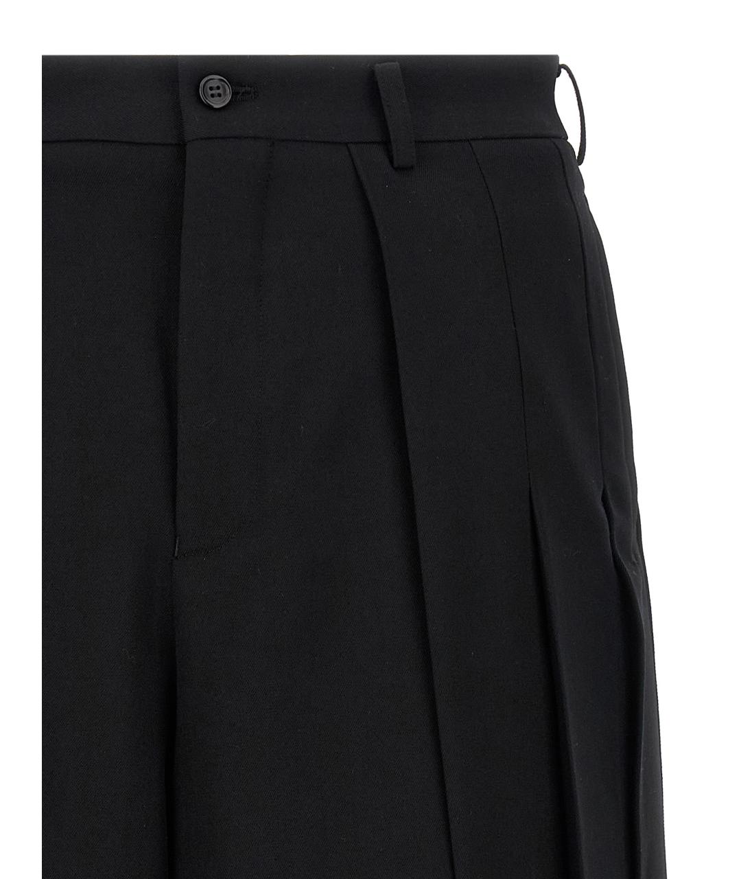 COMME DES GARÇONS HOMME PLUS Черные шерстяные шорты, фото 3