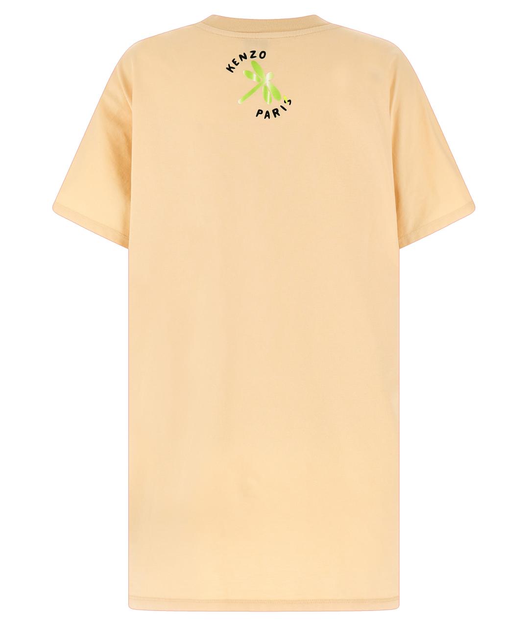KENZO Мульти хлопковое повседневное платье, фото 2