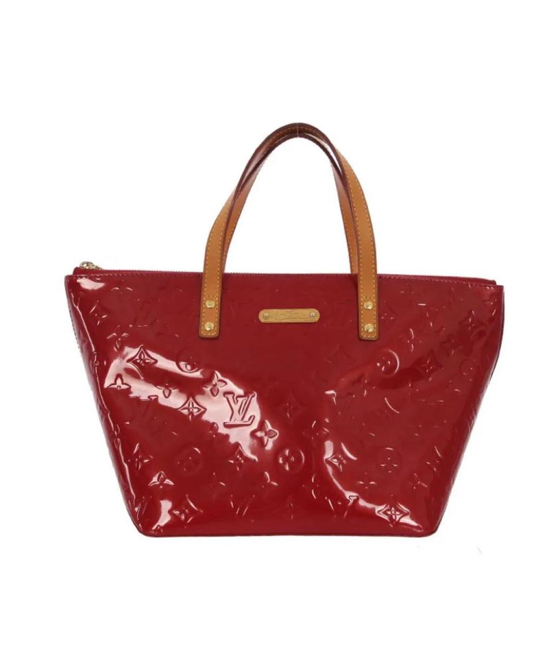 LOUIS VUITTON Красная сумка с короткими ручками из лакированной кожи, фото 8
