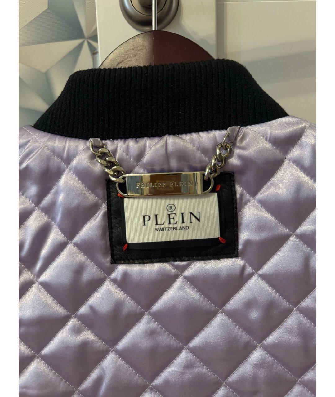 PHILIPP PLEIN Черная полиэстеровая куртка, фото 3