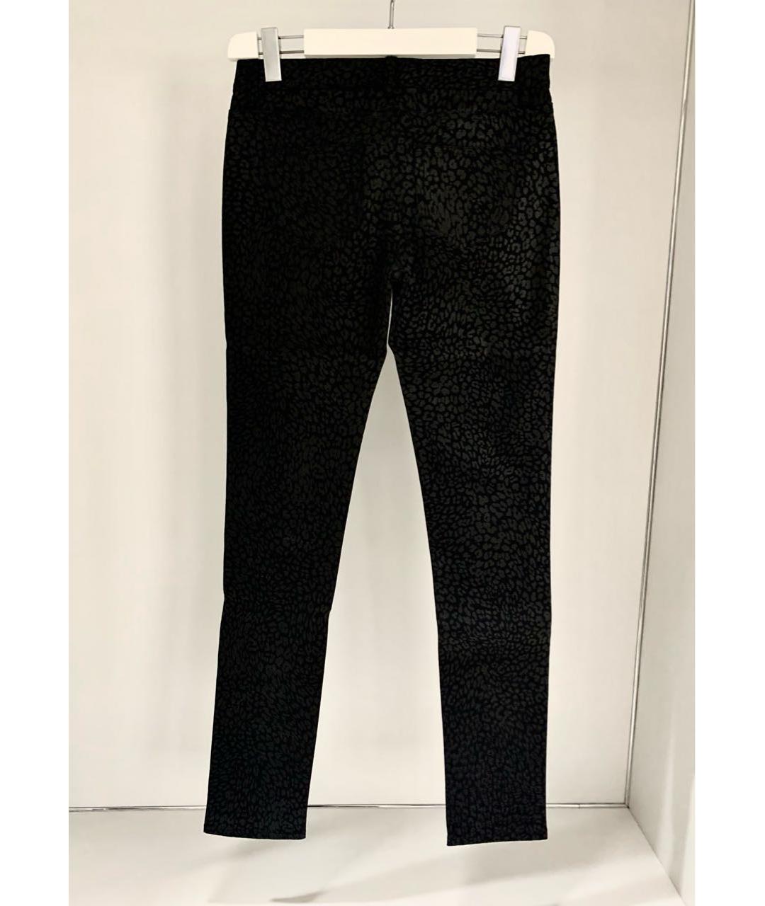 SAINT LAURENT Черные хлопковые прямые джинсы, фото 2