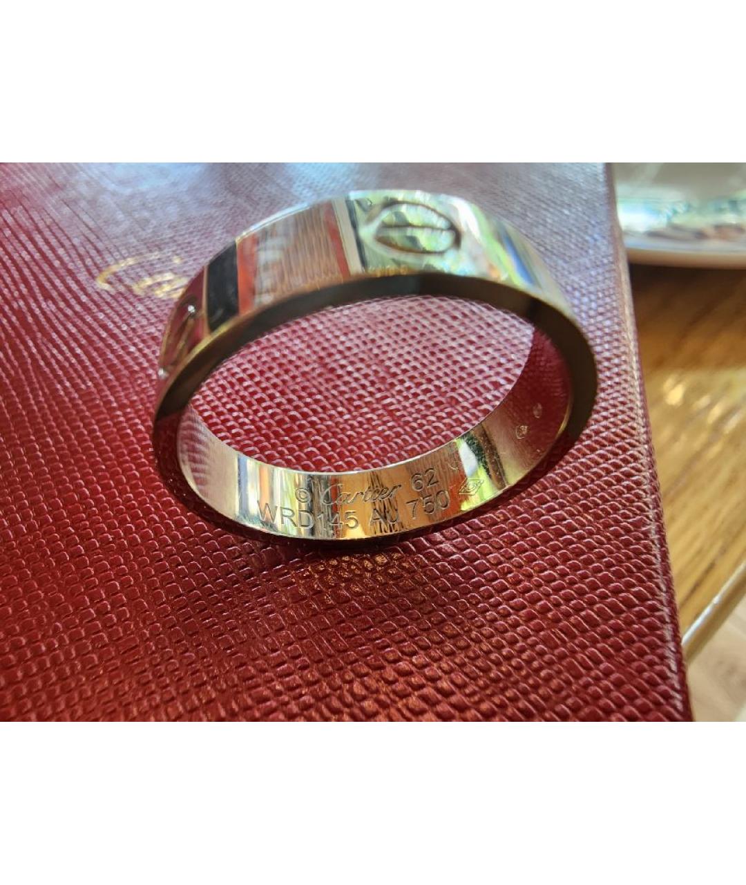 CARTIER Белое кольцо из белого золота, фото 2