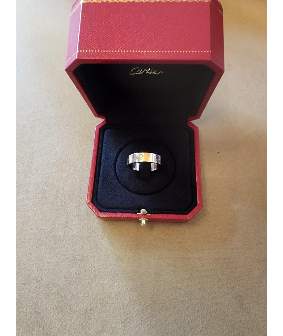CARTIER Белое кольцо из белого золота, фото 4