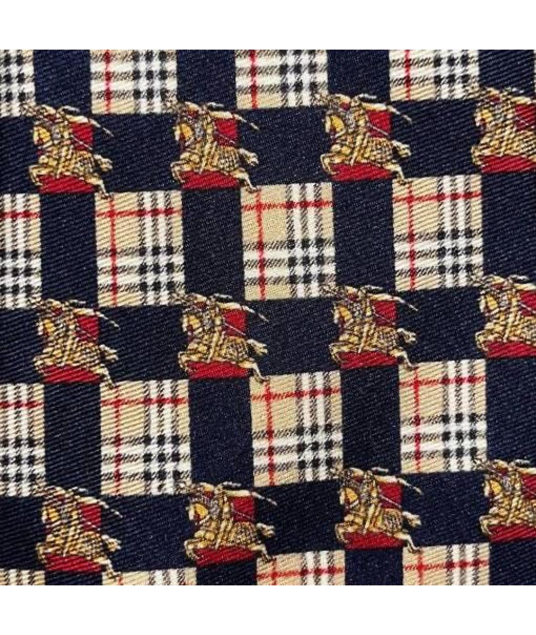 BURBERRY Мульти шелковый галстук, фото 4