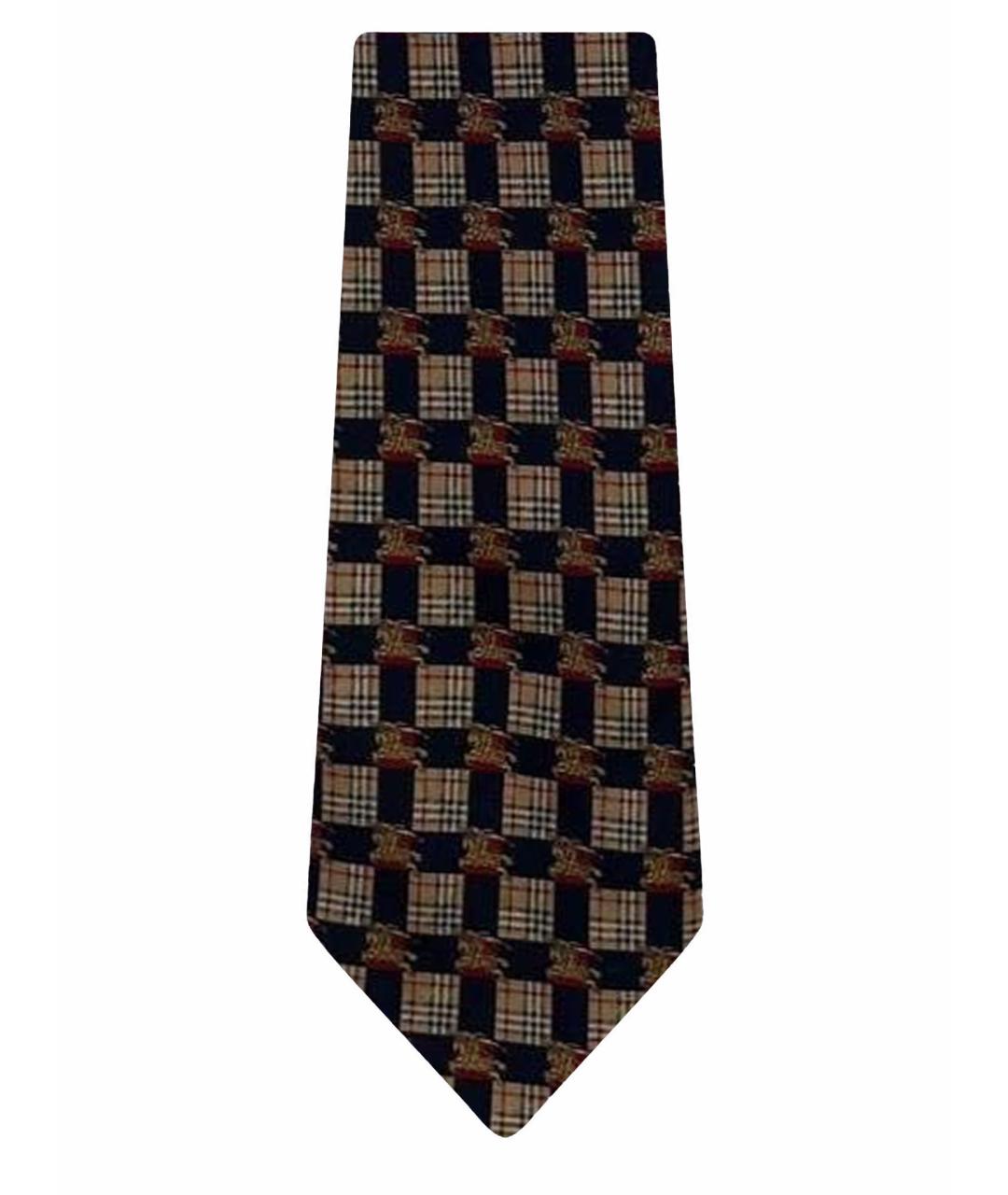 BURBERRY Мульти шелковый галстук, фото 1