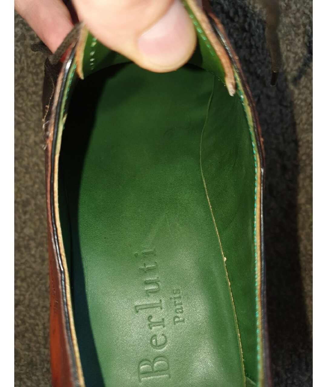 BERLUTI Коричневые кожаные туфли, фото 7