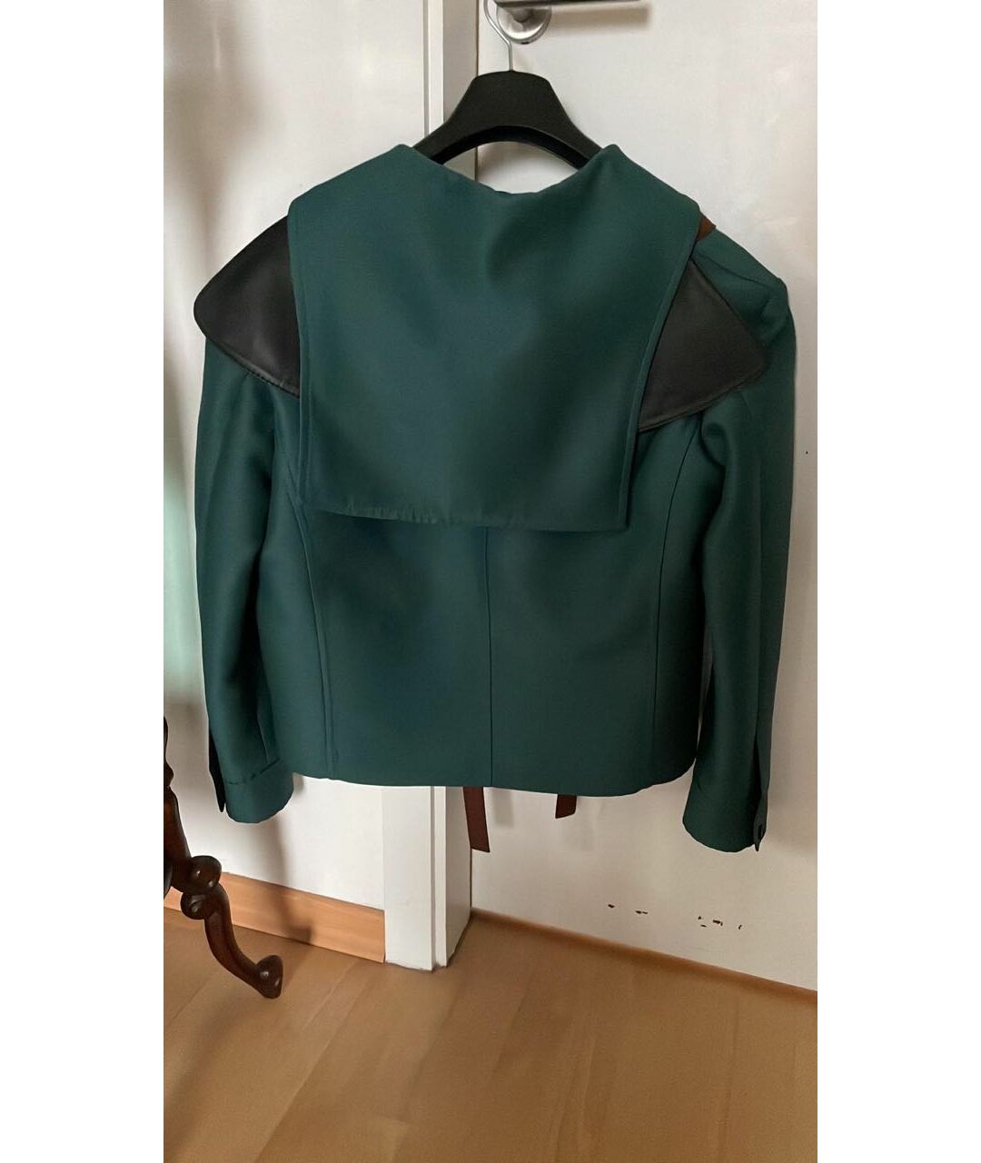 LANVIN Зеленая шерстяная куртка, фото 2