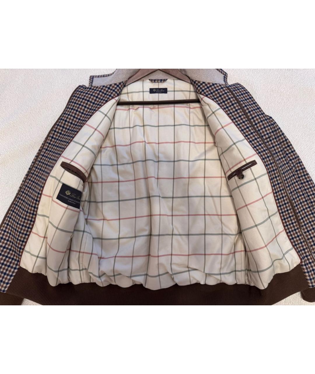 LORO PIANA Коричневая кашемировая куртка, фото 6