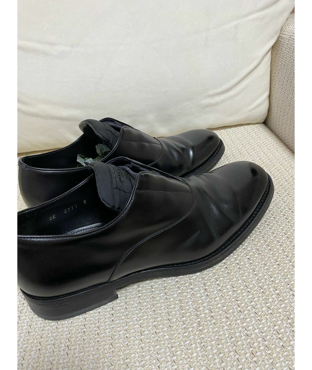 PRADA Черные кожаные туфли, фото 5
