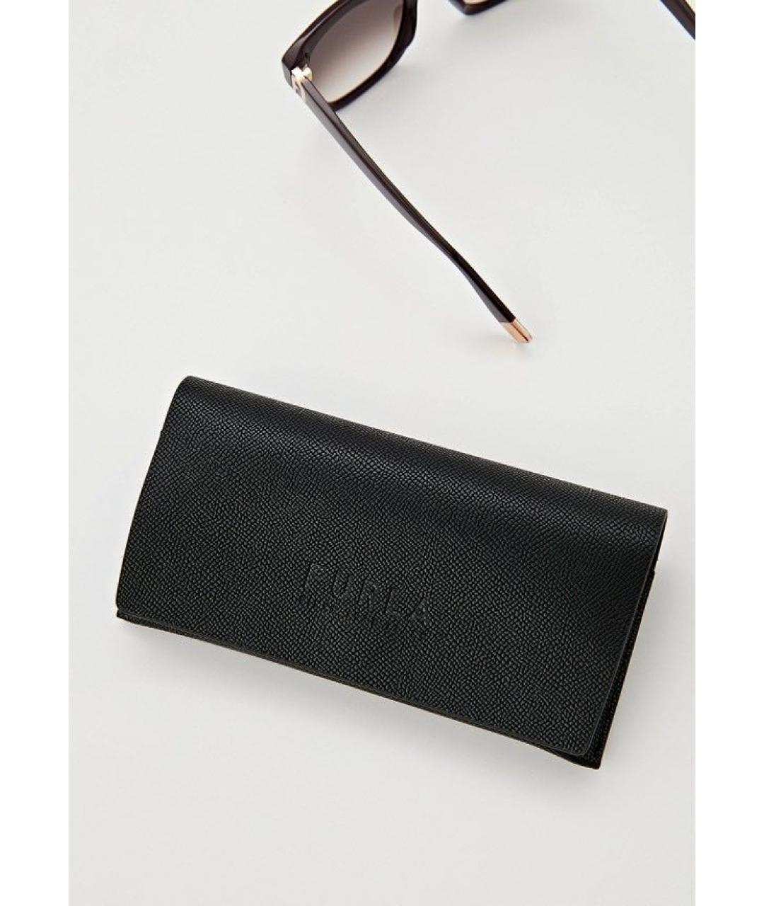 FURLA Бордовые пластиковые солнцезащитные очки, фото 4