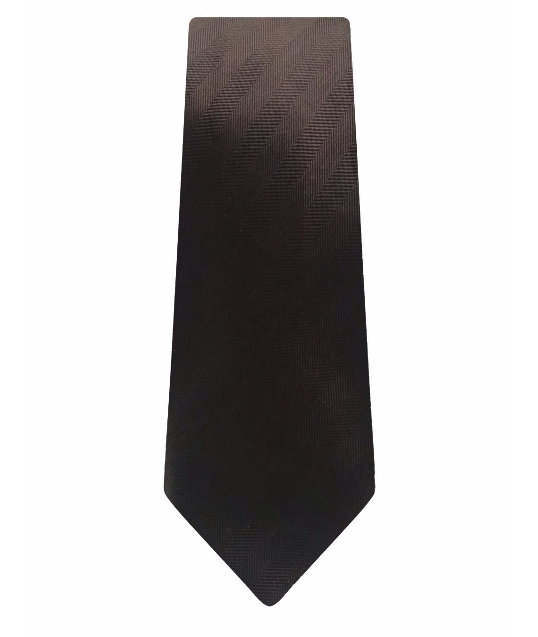 BORRELLI Коричневый шелковый галстук, фото 1