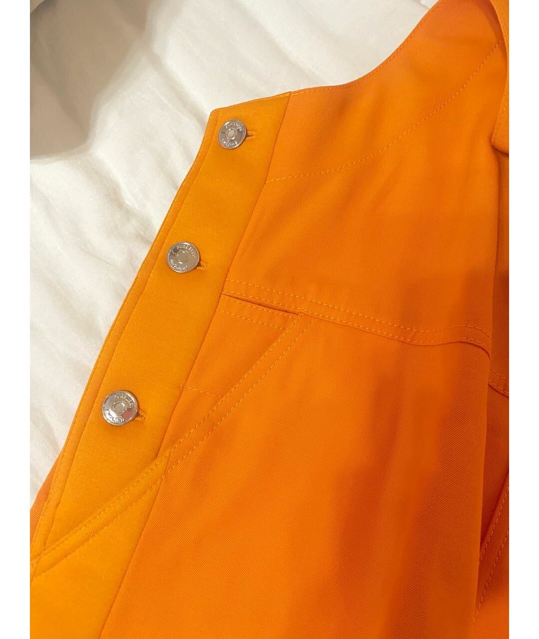 BURBERRY Оранжевый шерстяной комбинезон, фото 4