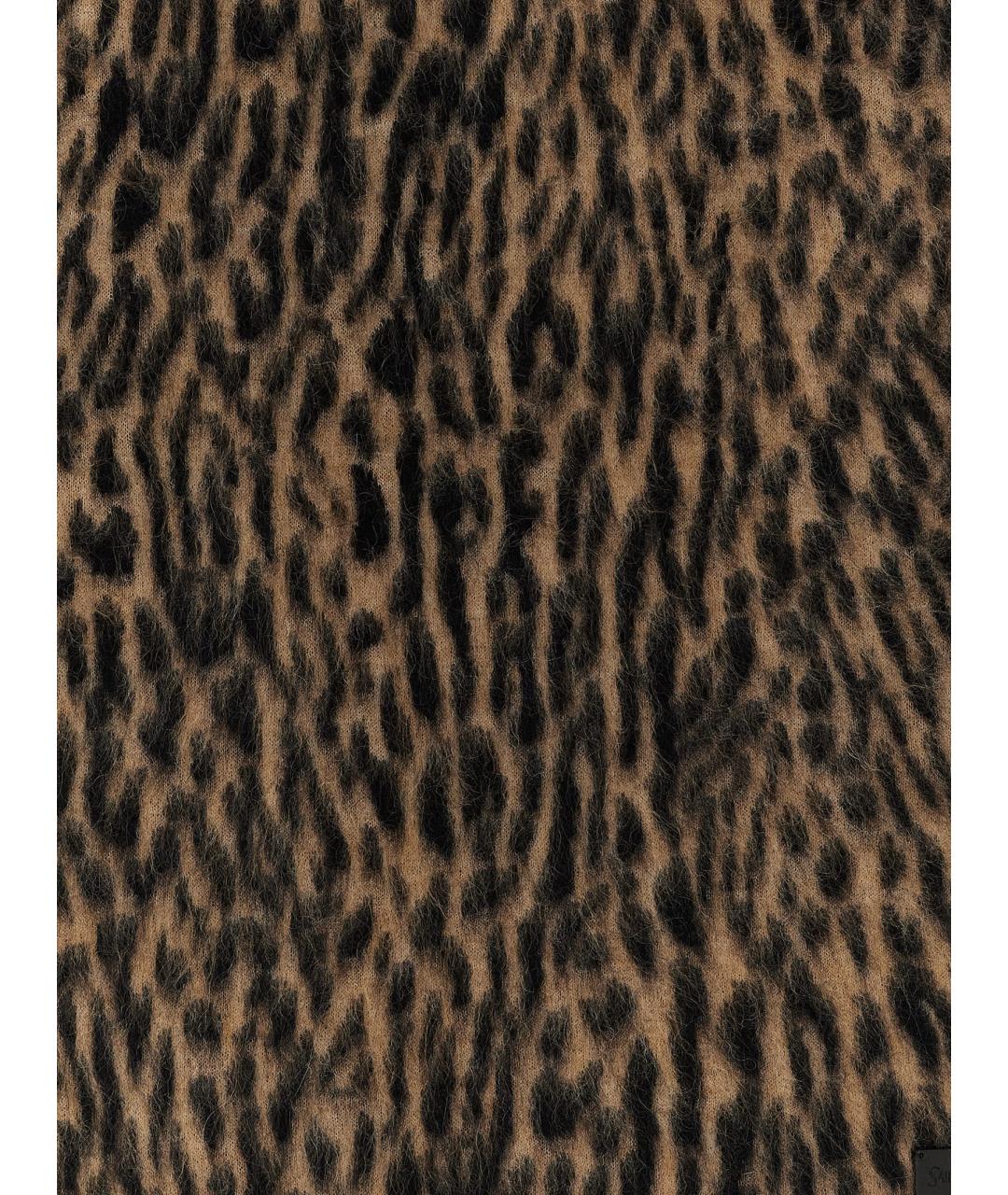 SAINT LAURENT Мульти шерстяной шарф, фото 3