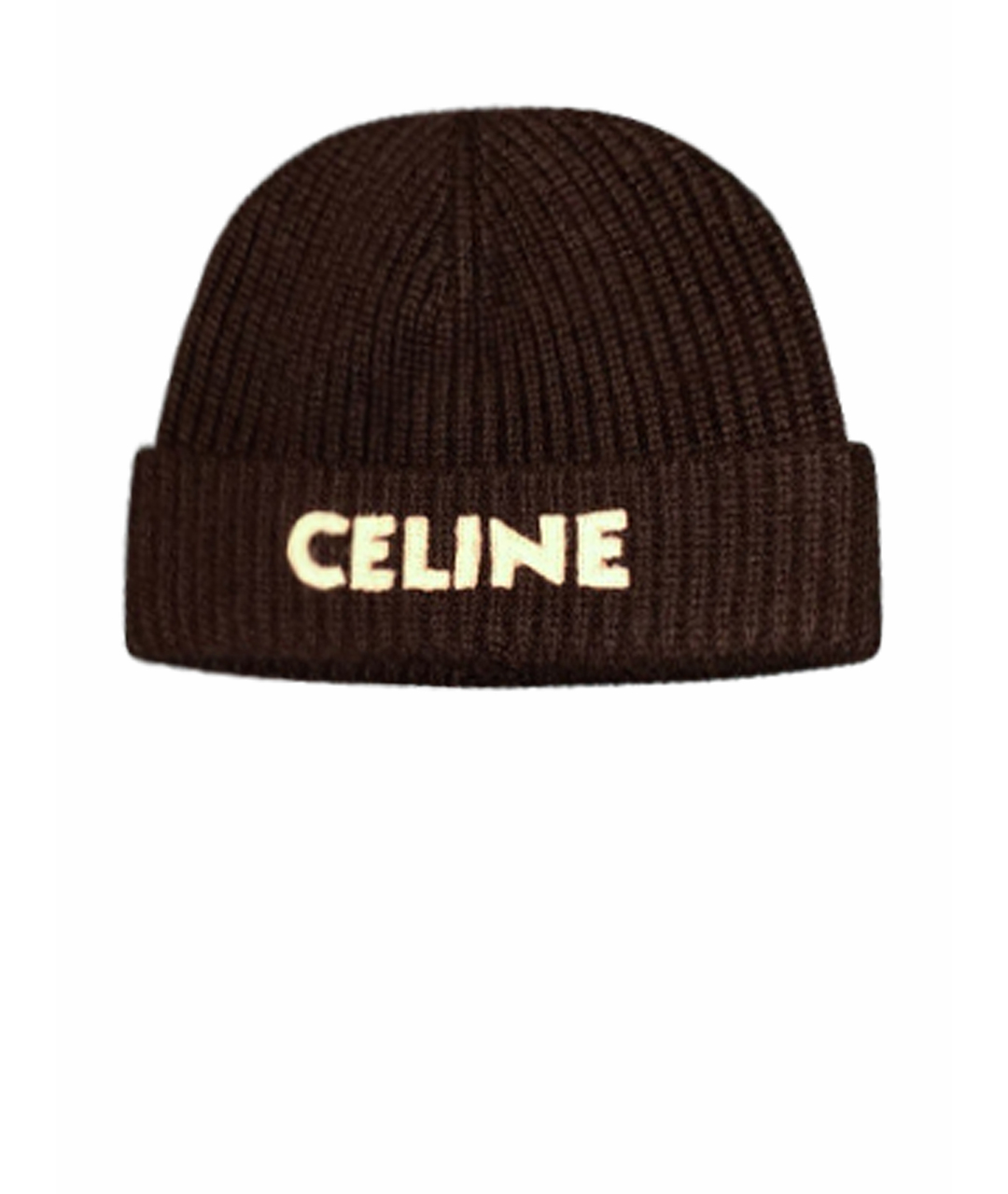 CELINE PRE-OWNED Черная кашемировая шапка, фото 1