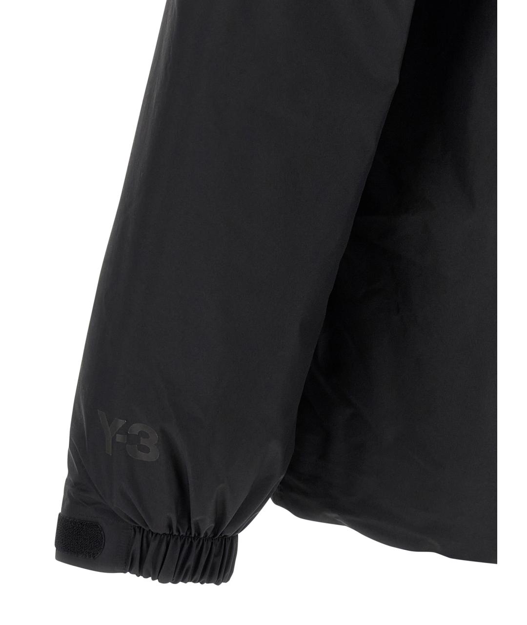 Y-3 Черная полиамидовая куртка, фото 4