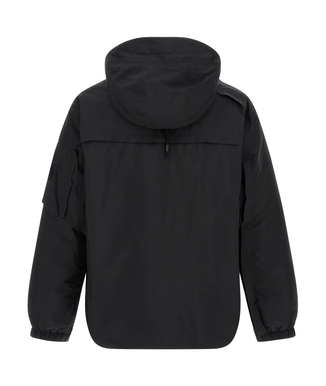 Y-3 Черная полиамидовая куртка, фото 2