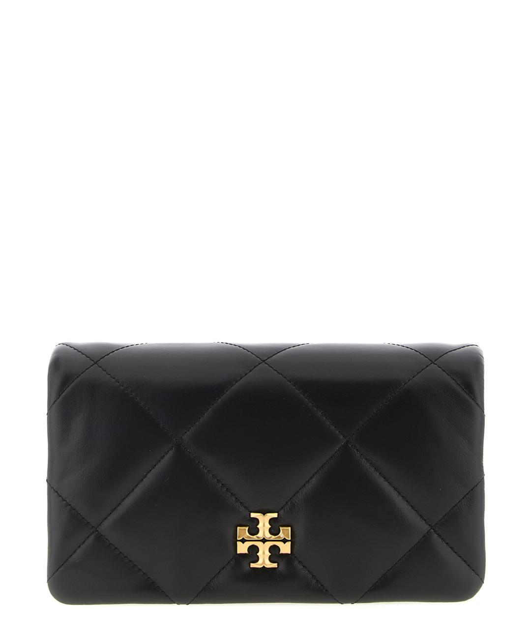 TORY BURCH Черная кожаная сумка через плечо, фото 1