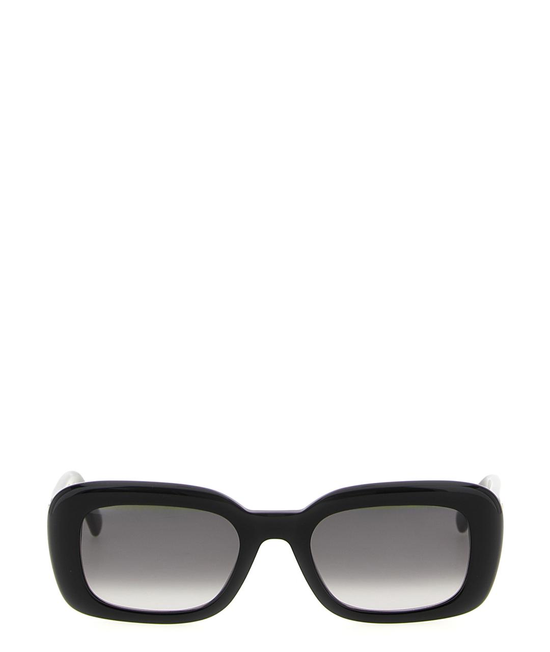 SAINT LAURENT Черные пластиковые солнцезащитные очки, фото 1