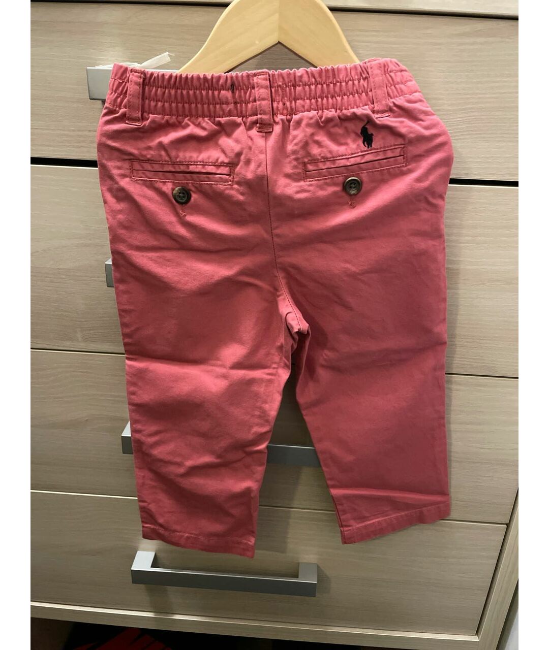 POLO RALPH LAUREN Розовые хлопковые брюки и шорты, фото 2