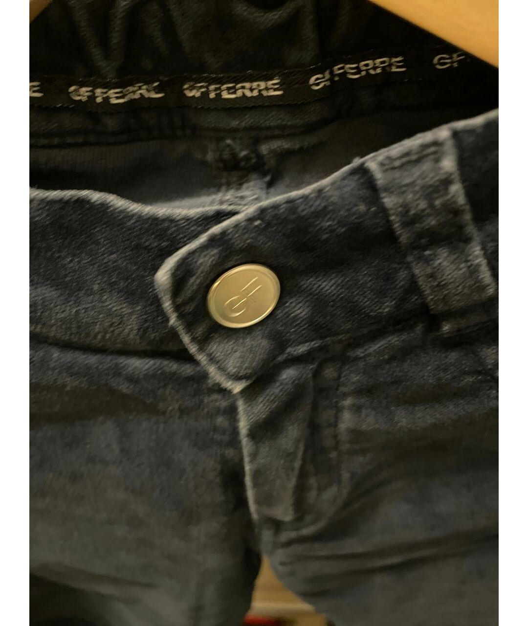 GIANFRANCO FERRE Темно-синие бархатные брюки и шорты, фото 3