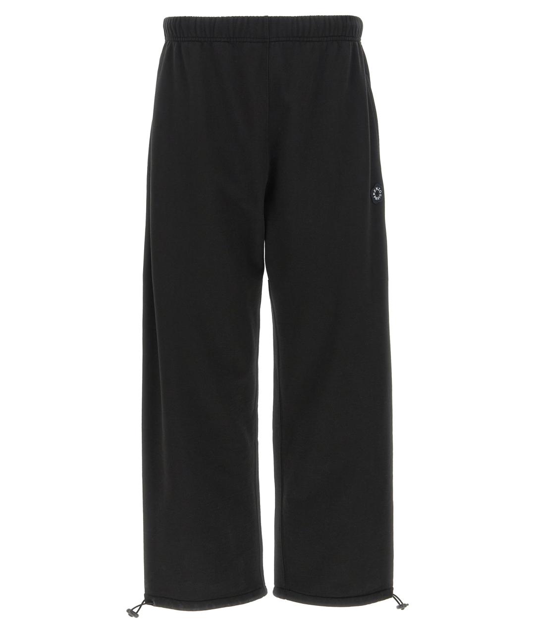 KENZO Черные хлопковые повседневные брюки, фото 1