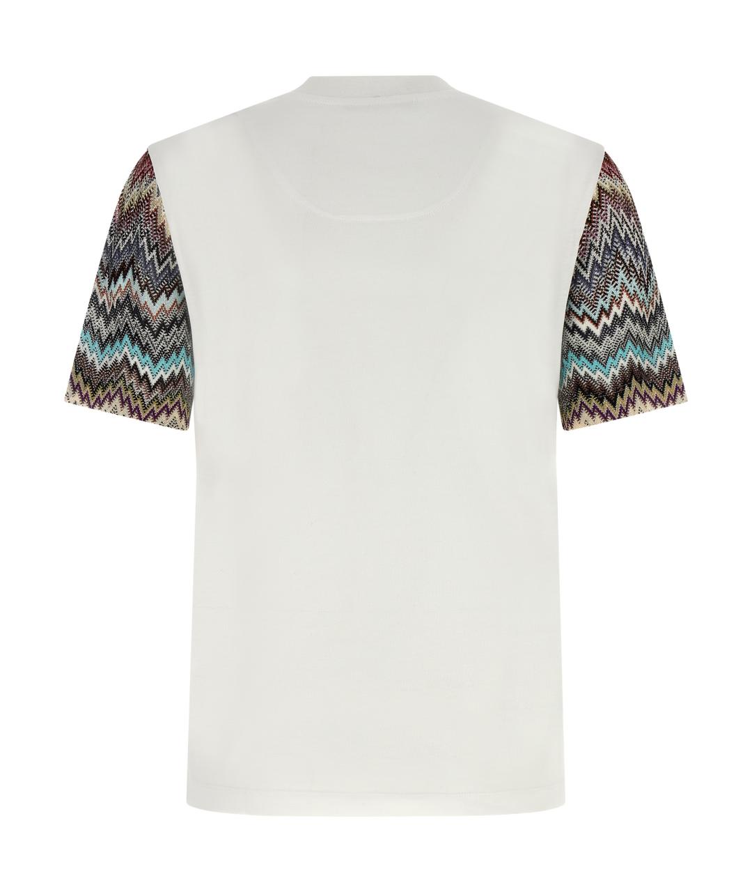 MISSONI Белая хлопковая футболка, фото 2