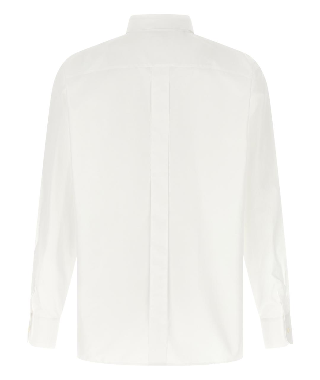SAINT LAURENT Белая хлопковая классическая рубашка, фото 2