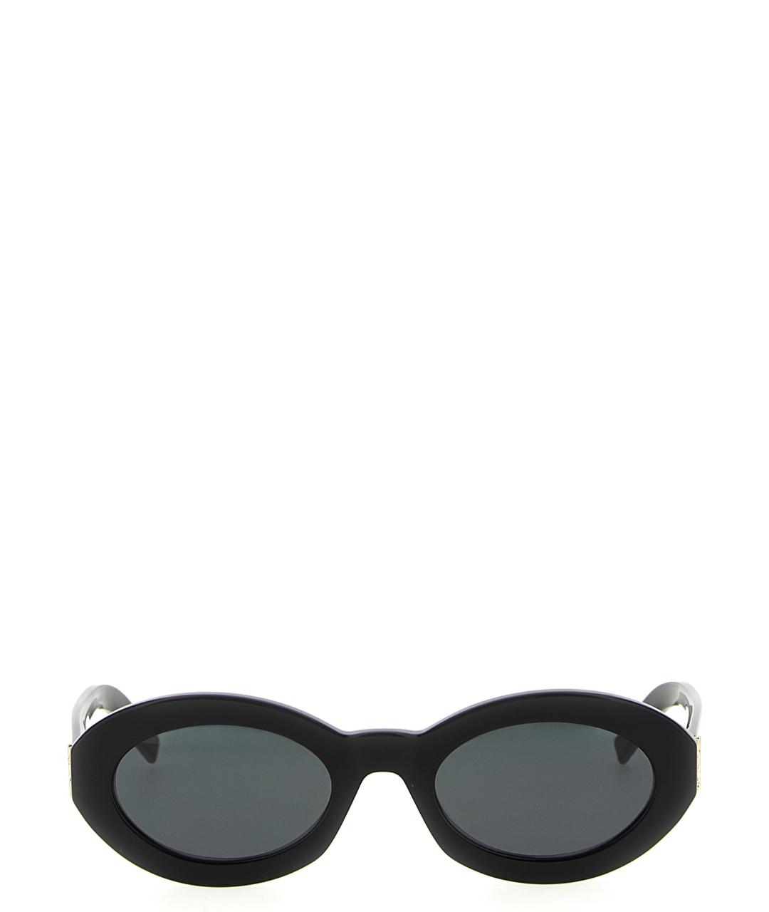 SAINT LAURENT Черные пластиковые солнцезащитные очки, фото 1