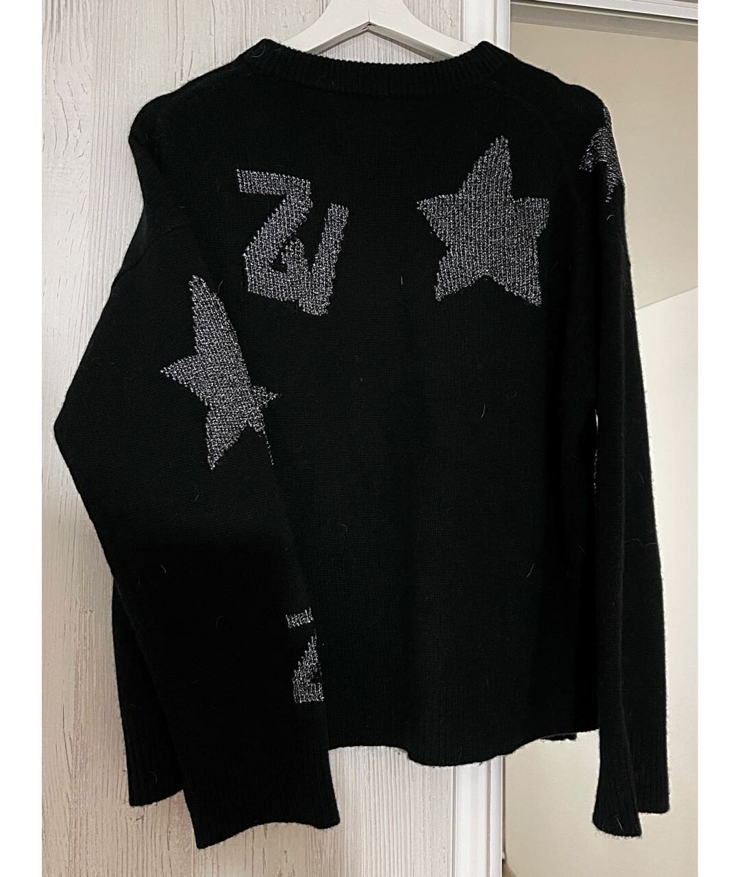 ZADIG & VOLTAIRE Черный кашемировый джемпер / свитер, фото 2