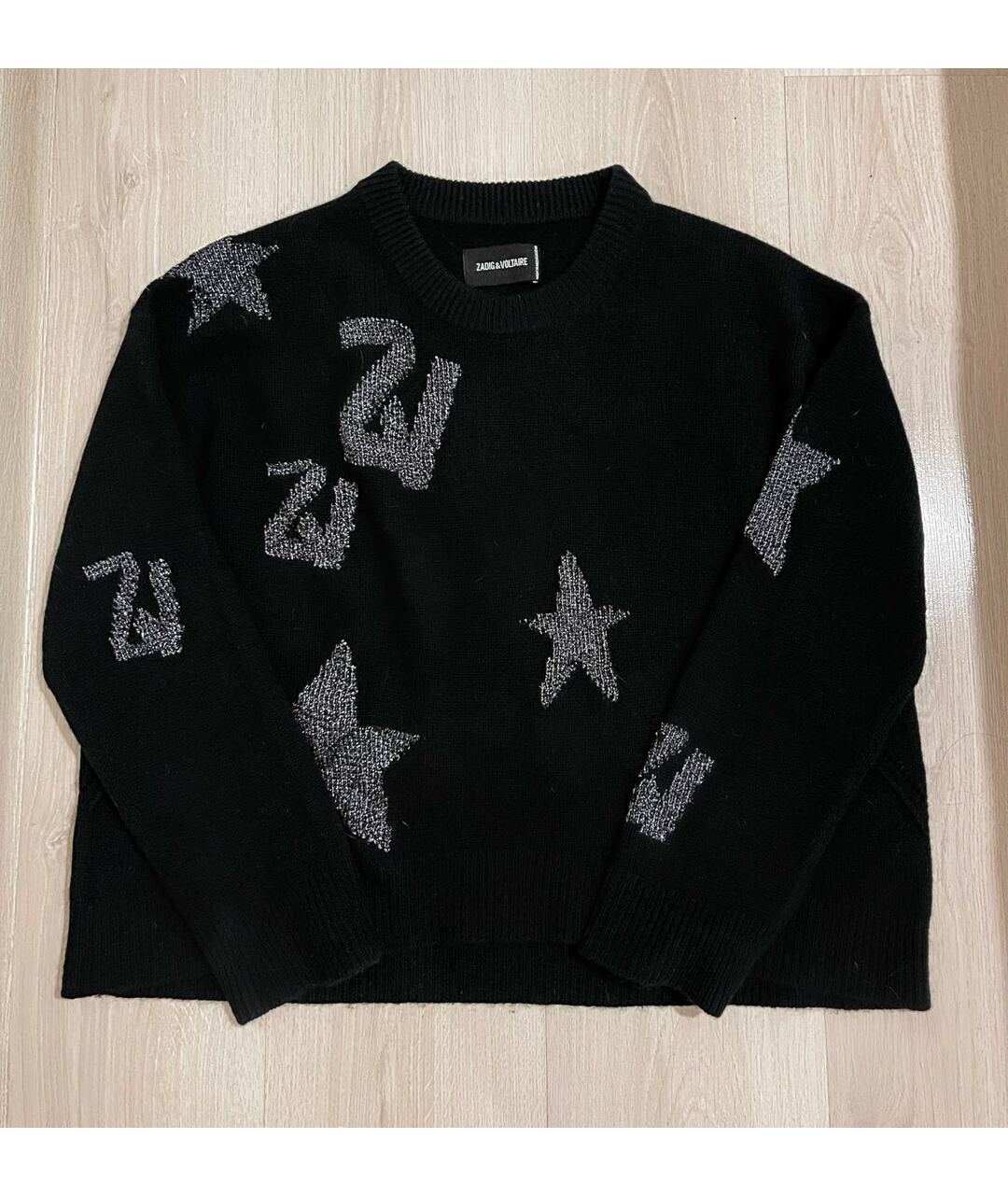 ZADIG & VOLTAIRE Черный кашемировый джемпер / свитер, фото 5