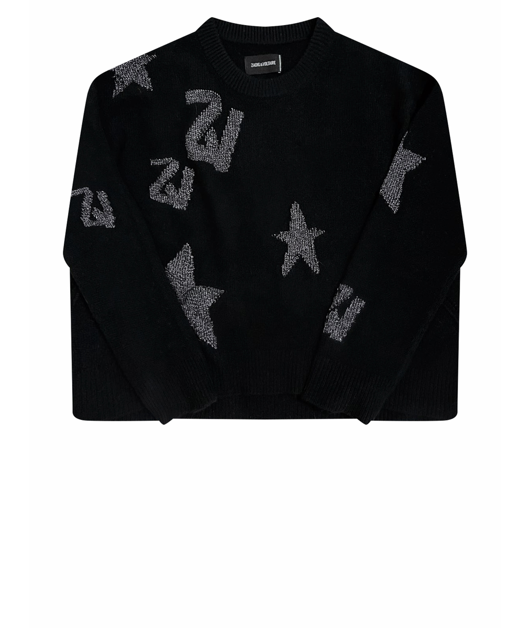 ZADIG & VOLTAIRE Черный кашемировый джемпер / свитер, фото 1
