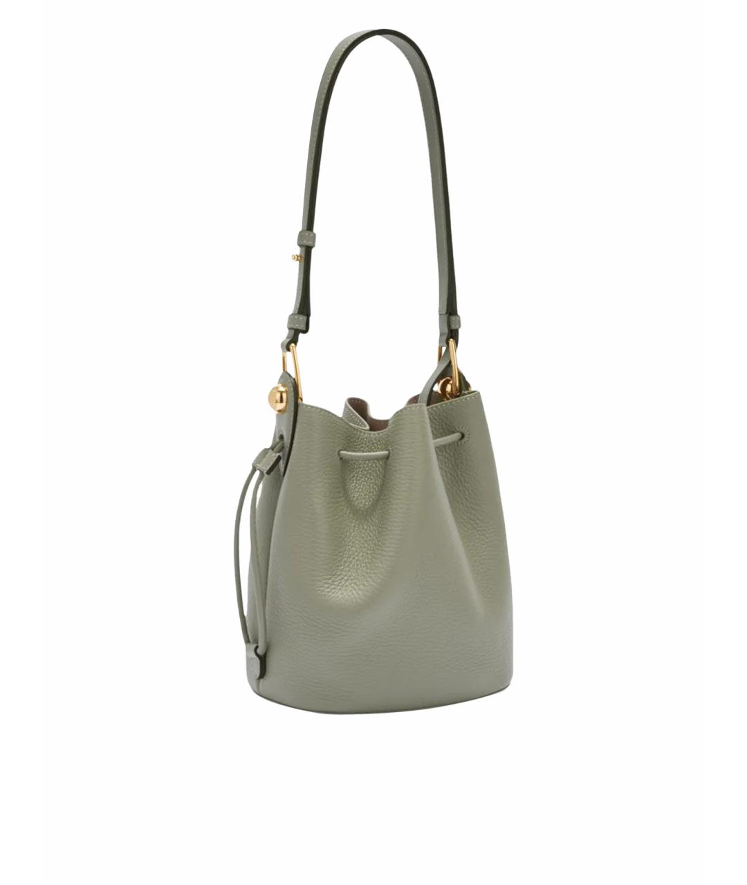 FURLA Серая кожаная сумка тоут, фото 1